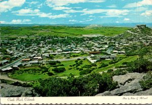 Colorado Castle Rock Panoramic View 1981