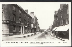 Hertfordshire Postcard - Bishops Stortford - George Hotel - Pamlin Print E622