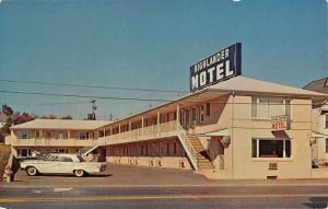 Somerset Pennsylvania Highlander Motel Street View Vintage Postcard K49283