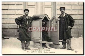 picturesque Auvergne Mont Dore Chaise carrier (profession) TOP