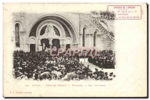 Old Postcard Lourdes Pilgrimage Procession The National Summons