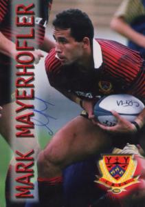 Mark Mayerhofler Rugby New Zealand Hand Signed Card Photo