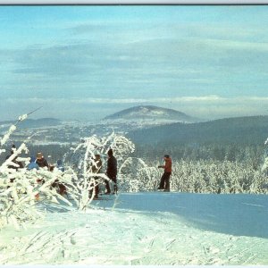 c1970s DDR East Germany Winter Ski Resort Mountain Scene Snow Chrome 4x6 PC M26