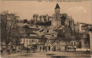 CPA auch pont saint-pierre-cathedrale and monumental staircase (1169475)
							
							