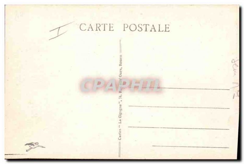 Old Postcard Lighthouse Treport