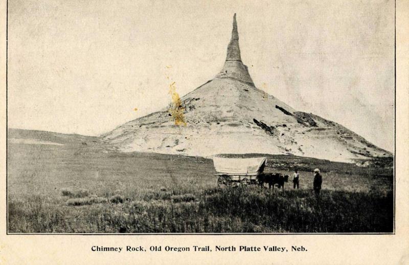 NE - North Platte. Ezra Meeker. Chimney Rock