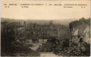 CPA Militaire Clermont-En-Argonne - La Place (91842)