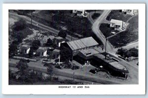 Luroy Virginia VA Postcard Highway 12 266 Cane Bros Texaco Service Station 1940