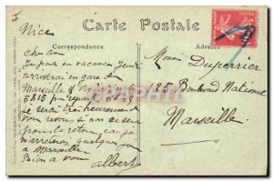 Old Postcard Montpellier Le Jardin du Peyrou