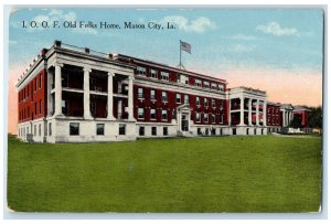 c1910's I.O.O.F. Old Folks Home Exterior Mason City Iowa IA Unposted Postcard