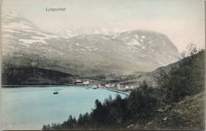 Lyngseidet Norway Norge Lyngen Unused Postcard H7