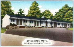 BENNINGTON, Vermont  VT   Handcolored  ALLENWOOD INN  Lake Champlain  Postcard