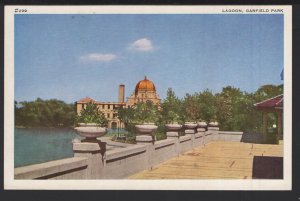 Illinois CHICAGO Lagoon, Garfield Park West Side garden spot 188 acres ~ Chrome