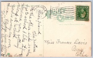 K25/ Alva Oklahoma Postcard c1910 State Normal School 301