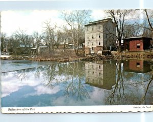 Postcard - Reflections of the Past - Mansfield, Indiana