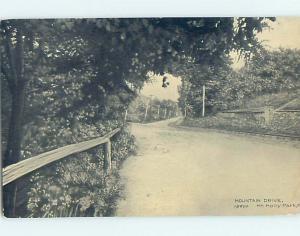 Divided-Back ROAD OR STREET SCENE Mount Holly Springs - Near Carlisle PA hJ5801