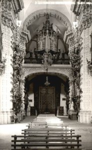 Vintage Postcard 1910's Photo View of Santa Prisca Church Taxco Mexico MX RPPC