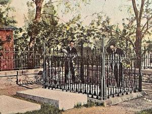 Postcard  Early View of Brigham Young's Grave in Salt Lake City, UT.     W2