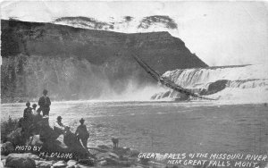 J31/ Great Falls Montana Postcard c1910 Great Falls People DeLong 48