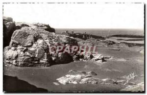 Old Postcard The Sauzaie Bretignolies Sur Mer Le Coin Des Shrimp By The Rocks...