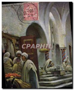 Old Postcard Orientalism Entree d & # 39A mosque Tunisia