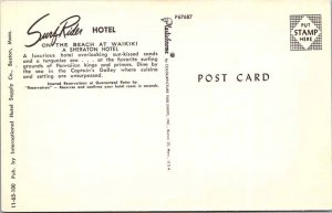 Postcard HOTEL SCENE Honolulu - Waikiki Hawaii HI AO1152