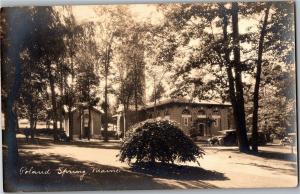 RPPC Poland Spring Water, Original Spring House Pre 1924 Vintage Postcard Q14