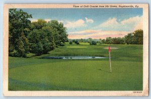 Hopkinsville Kentucky Postcard View Of Golf Course From 5th Green 1943 Vintage