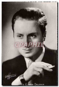 Postcard Modern Cinema Claude Dauphin Cigarette Smoking