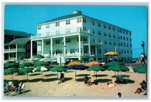 Ocean City Maryland MD Postcard Newest Ocean Resort Hotel Harrison Hall c1960's