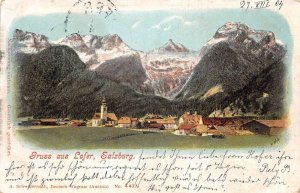 Lofer Salzburg Austria Scenic View Gruss aus Vintage Postcard AA68947