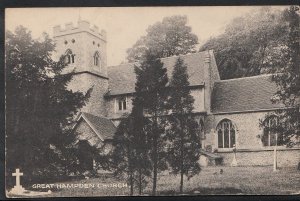 Buckinghamshire Postcard - Great Hampden Church    8284