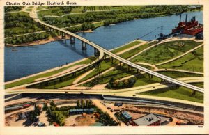 Connecticut Hartford The Charter Oak Bridge 1958