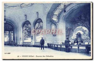 Postcard Old Vichy Source Of Celestins