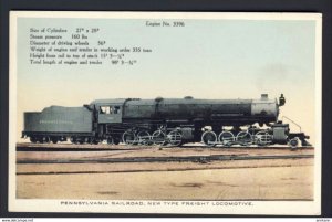 TRAIN LOCOMOTIVE USA - Engine No. 3396 Pennsylvania Railroad Freight
