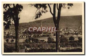 Old Postcard Autun Ancient View Of The Mountains Of The City Chain Who Domina...