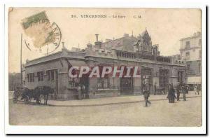 Vincennes Postcard Old Station