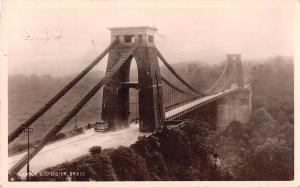 uk29357 clifton suspension bridge real photo uk