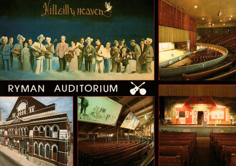 Ryman Auditorium Nashville Tn United States Tennessee Postcard Hippostcard