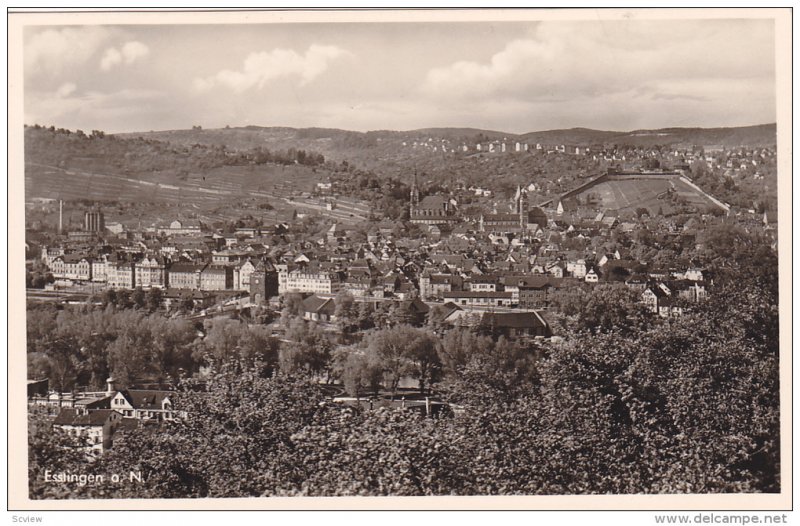 RP, General View, Esslingen am Neckar, Baden-Wurttemberg, Germany, 1920-1940s