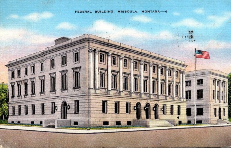 Montana Missoula Federal Building 1945