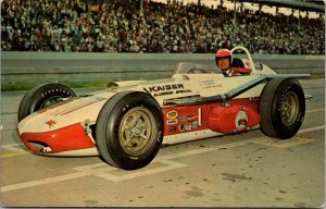 Postcard 500 Mile Race Rodger Ward 1959 and 1962 Champion Indianapolis, Indiana