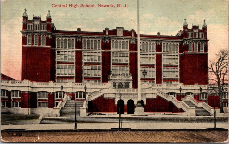 Postcard Central High School in Newark, New Jersey