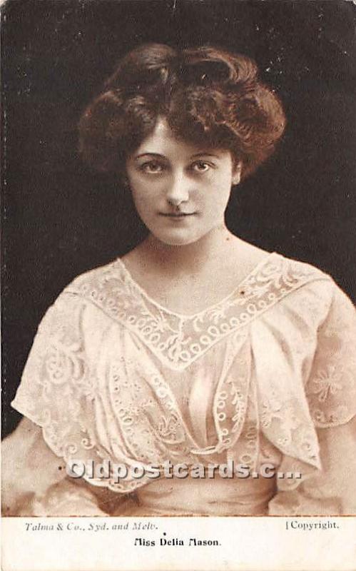 Miss Delia Mason Theater Actor / Actress 1905 