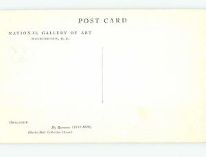 Unused Pre-1980 POSTCARD OF RENOIR PAINTING AT GALLERY Washington DC hr0807