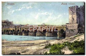Postcard Old Cordoba Puente Romano