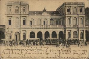 Rio De Janeiro Gare du Chemin de fer central c1903 Postcard