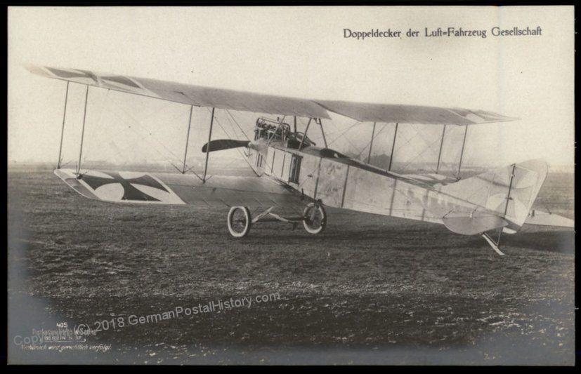 Germany Sanke 405 Luft-Fahrzeug Gesellschaft LFG Airplane RPPC 64651