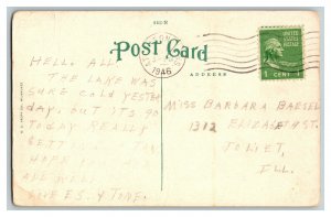 1946 Postcard Atchison Kans. Kansas Post Office Vintage Standard View Card