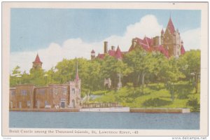 Boldt Castle among the THOUSAND ISLANDS, St. Lawrence River, Ontario, Canada,...